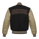 MLB Men's Arizona Diamondbacks Black Varsity Jacket (Back)