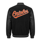 MLB Men's Baltimore Orioles Black Varsity Jacket (Back)
