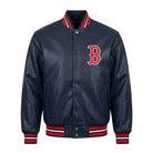 MLB Men's Boston Red Sox Black Varsity Jacket
