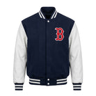 MLB Men's Boston Red Sox Navy & White Varsity Jacket
