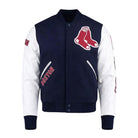 MLB Men's Boston Red Sox Navy & White Varsity Jacket