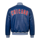 MLB Men's Chicago Cubs Blue Varsity Jacket (Back)