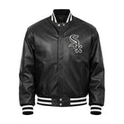 MLB Men's Chicago White Sox Black Varsity Jacket