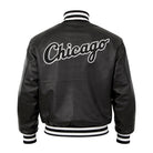 MLB Men's Chicago White Sox Black Varsity Jacket (Back)
