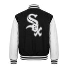 MLB Men's Chicago White Sox Black & White Varsity Jacket (Back)