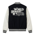 MLB Men's Detroit Tigers Black Varsity Jacket (Back)