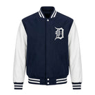 MLB Men's Detroit Tigers Navy & White Varsity Jacket
