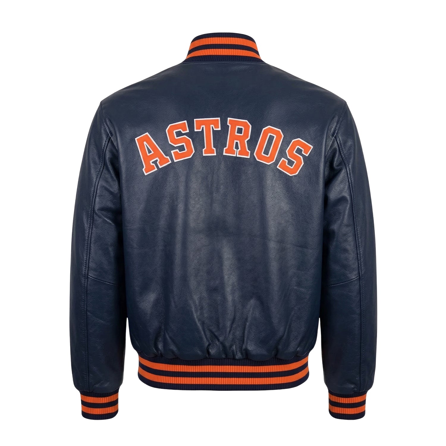 MLB Men's Houston Astros Navy Varsity Jacket (Back)