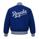 MLB Men's Kansas City Royals Royal Blue Wool Varsity Jacket (Back)