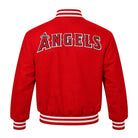 MLB Men's Los Angeles Angels Red Varsity Jacket (Back)