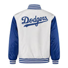 MLB Men's Los Angeles Dodgers White Varsity Jacket (Back)