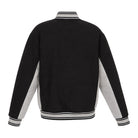 MLB Men's Miami Marlins Black Varsity Jacket (Back)