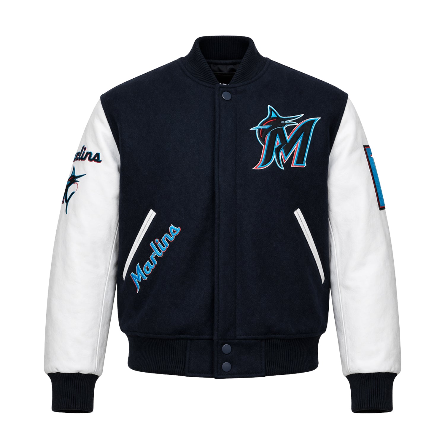 MLB Men's Miami Marlins Varsity Jacket