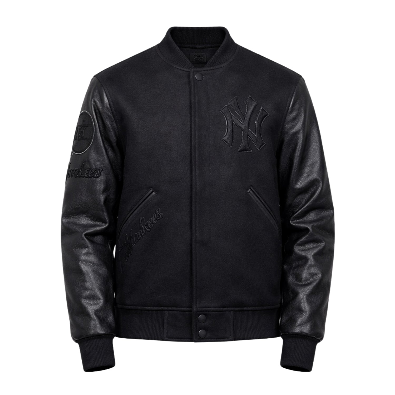 MLB Men's New York Yankees Black Varsity Jacket