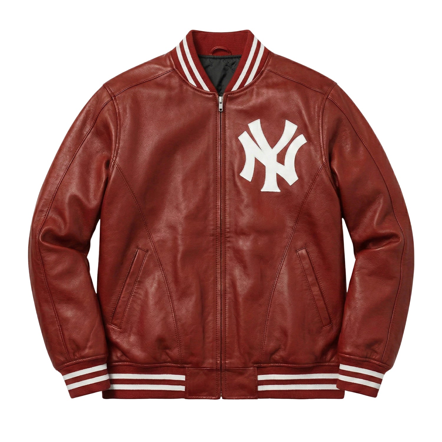 MLB Men's New York Yankees Red Varsity Jacket