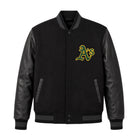 MLB Men's Oakland Athletics Black Varsity Jacket