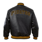 MLB Men's Pittsburgh Pirates Black Varsity Jacket (Back)