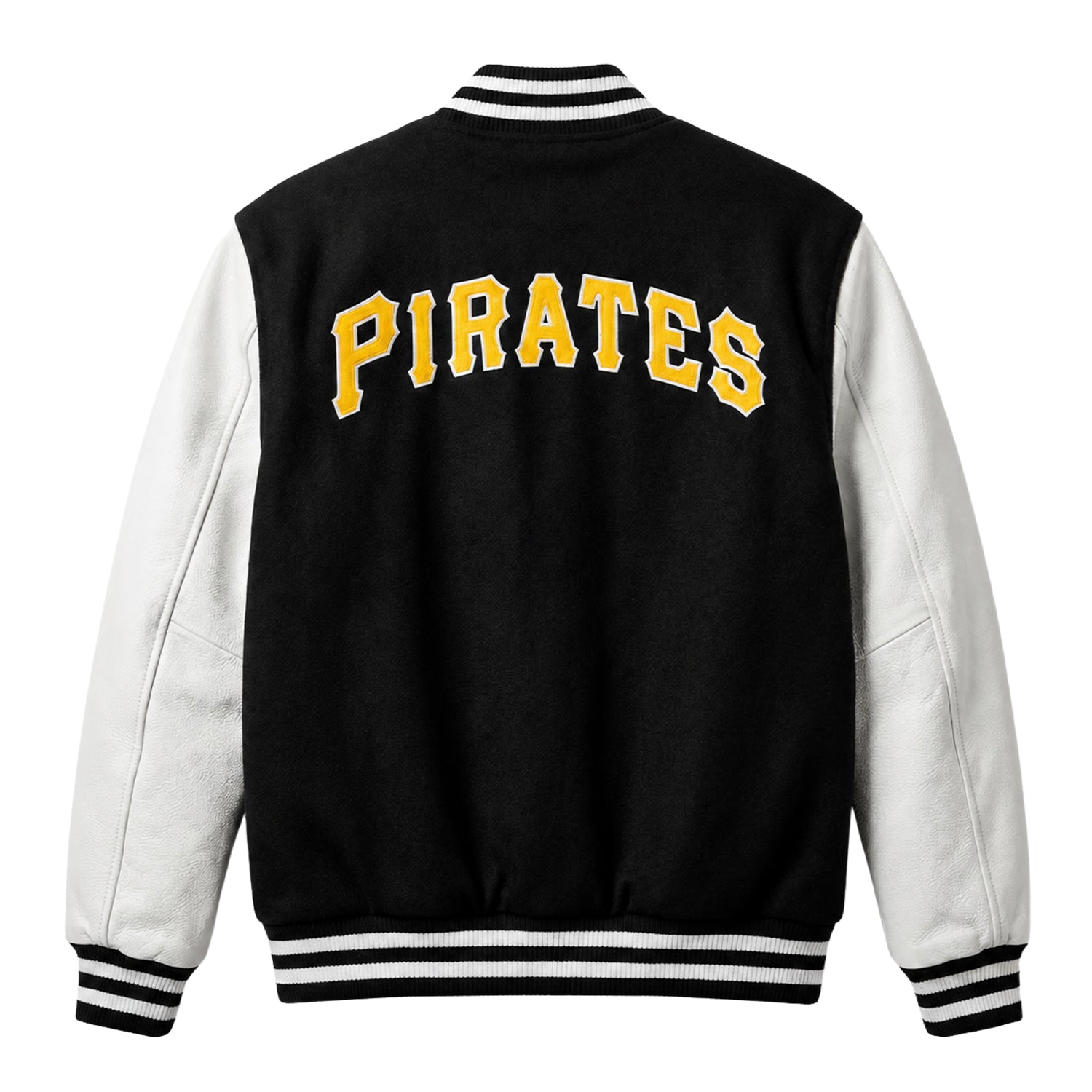 MLB Men's Pittsburgh Pirates Premium Wool Varsity Jacket (Back)