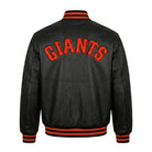 MLB Men's San Francisco Giants Black Wool Varsity Jacket (Back)