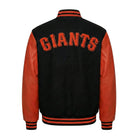 MLB Men's San Francisco Giants Black Premium Varsity Jacket (Back)