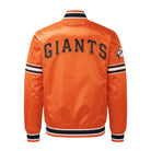 MLB Men's San Francisco Giants Orange Varsity Jacket (Back)