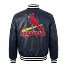 MLB Men's St Louis Cardinals Navy Varsity Jacket (Back)