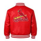 MLB Men's St Louis Cardinals Red Varsity Jacket (Back)