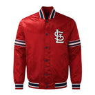 MLB Men's St Louis Cardinals Red catin Premium Varsity Jacket