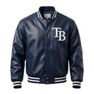 MLB Men's Tampa Bay Rays Navy Blue Varsity Jacket