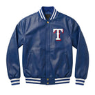 MLB Men's Texas Rangers Blue Varsity Jacket