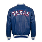 MLB Men's Texas Rangers Blue Varsity Jacket (Back)