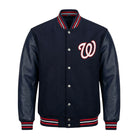 MLB Men's Washington Nationals Navy Blue Varsity Jacket