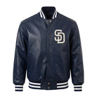 MLB Men's San Diego Padres Navy Varsity Jacket