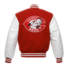 MLB Women's Cincinnati Reds Varsity Jacket (Back)