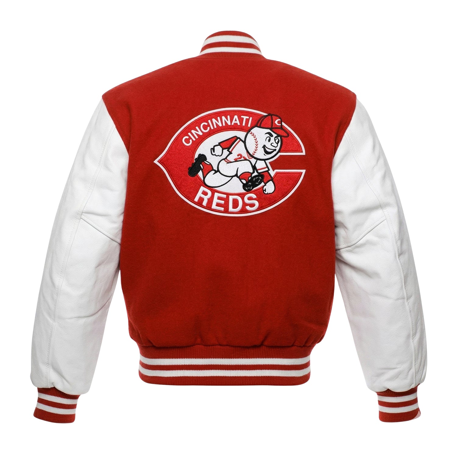 MLB Women's Cincinnati Reds Varsity Jacket (Back)