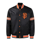 MLB Women's San Francisco Giants Black Varsity Jacket