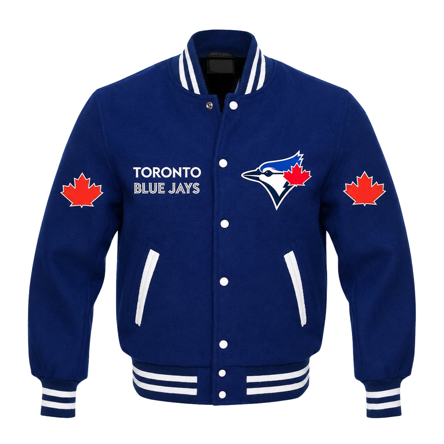 MLB Women's Toronto Royal Blue Jays Varsity Jacket 