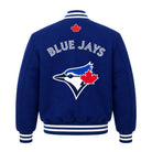MLB Women's Toronto Royal Blue Jays Varsity Jacket (Back)