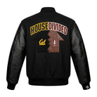 Men's House Divided Black Varsity Jacket (Back)