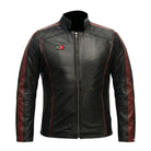 Men's Moto N7 Styling Black Leather Jacket