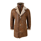Men's Aviator B3 RAF Design Brown Trench Coat 