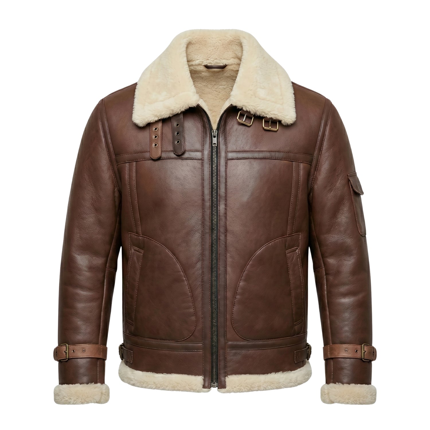 Men's Aviator RAF B3 Shearling Jacket