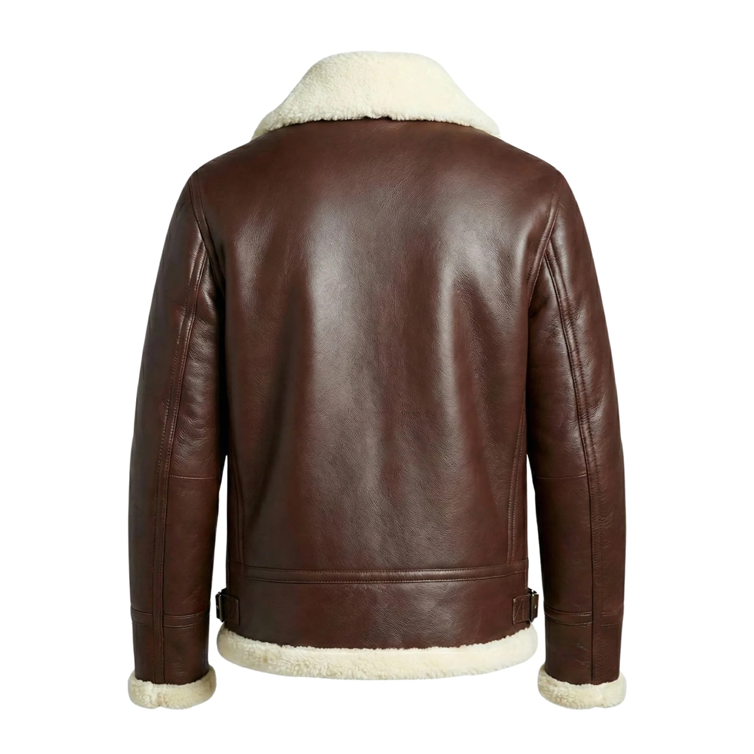 Men's Aviator RAF B3 Shearling Jacket (Back)