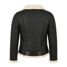 Men's B3 Flight Dual Closure System Shearling Jacket (Back)