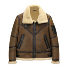 Men's B3 Flight Shearling Fur Lining Brown Shearling Jacket