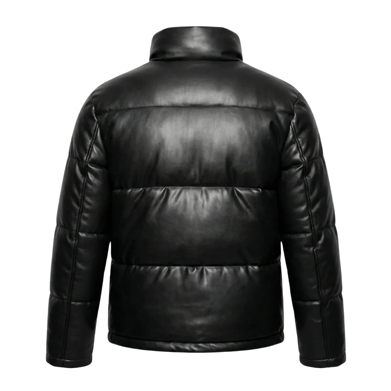Men's Bomber Slim Fit Cut Puffer Jacket (Back)