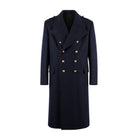 Men's Double Breasted US Navy Inspired Navy Trench Coat 