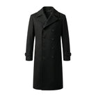 Men's Long Movie Inspired Black Trench Coat 