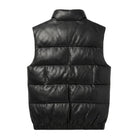 Men's Vest Quilted Puffer Design Black Puffer Jacket (Back)