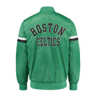 NBA Men's Boston Celtics Green Satin Varsity Jacket (Back)
